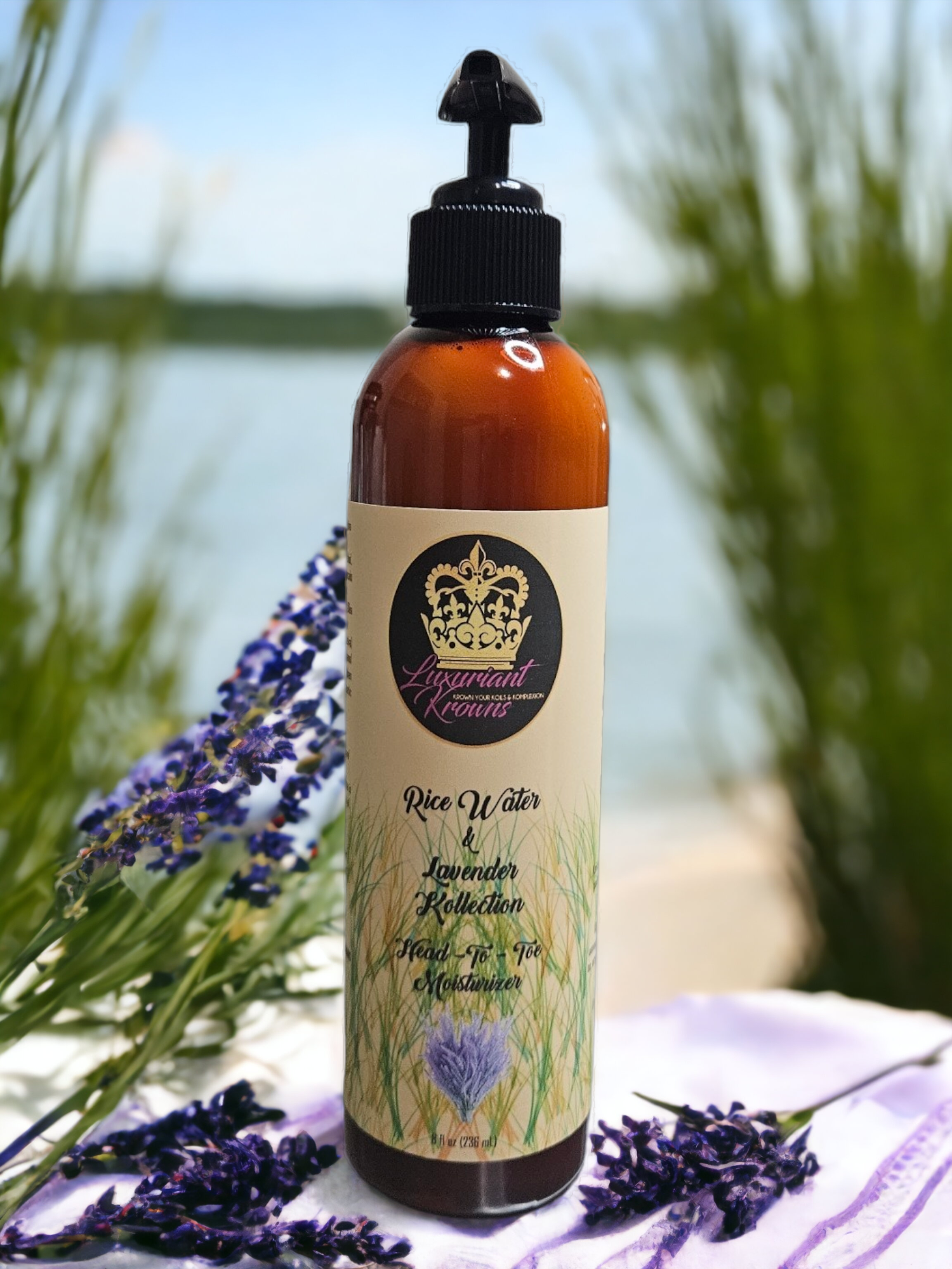 Rice Water & Lavender Kollection Head-To-Toe Moisturizer